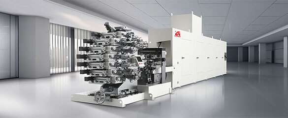 8 colors Computerized Printing, Coating & Drying Machines